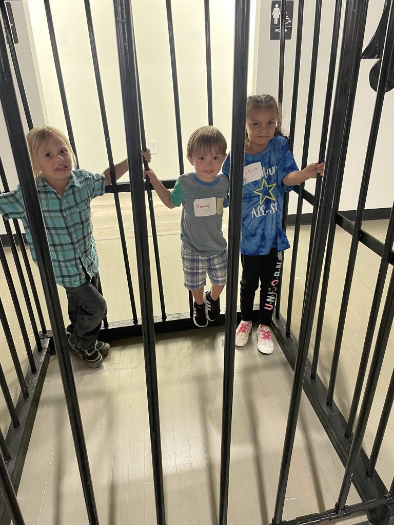 3 Littles in Monoply Jail